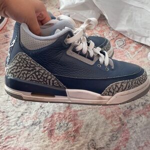 Kids Blue and Gray Sneakers
